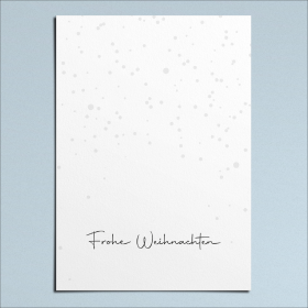 WEIHNACHTSKARTE – SCHNEE C