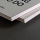 Blockbücher mit Farbschnitt am Cover